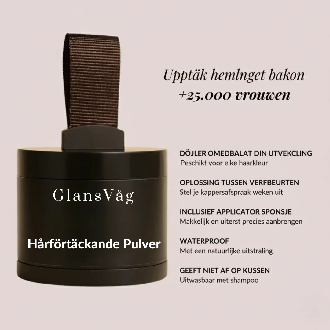 GlansVåg™ – Hair Concealer för omedelbar täckning av rötter