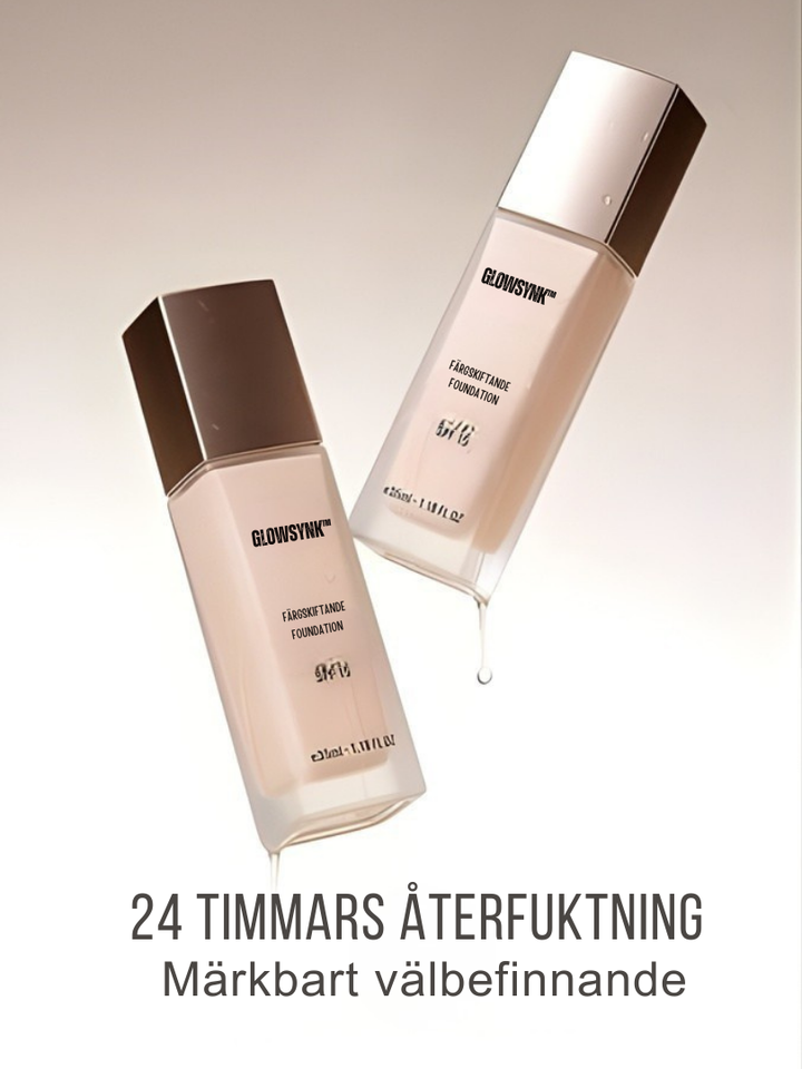 GlowSynk™ – Självanpassande foundation