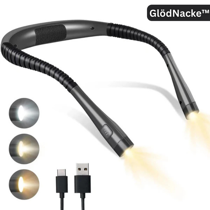 GlödNacke™ – Handsfri Läslampa