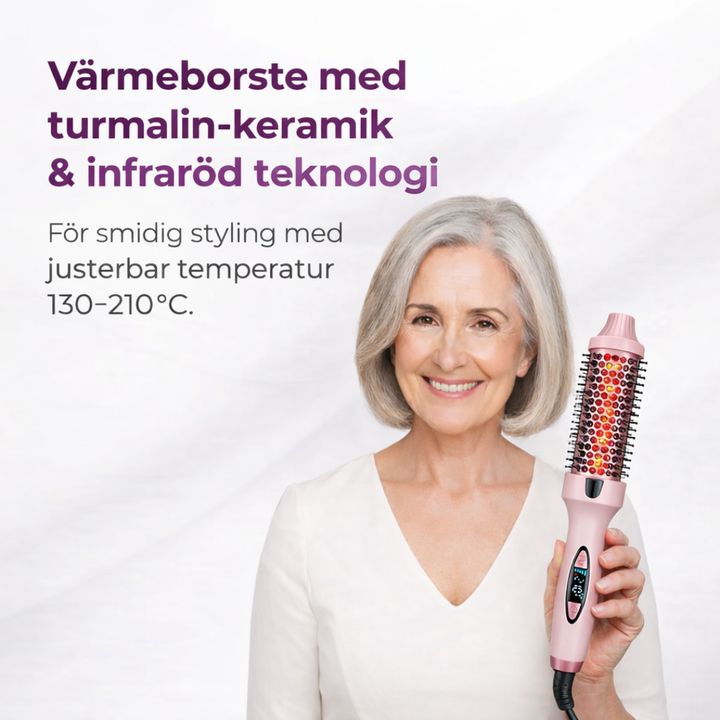 SilkLuma™ – 2-i-1 Volymborste för Styling
