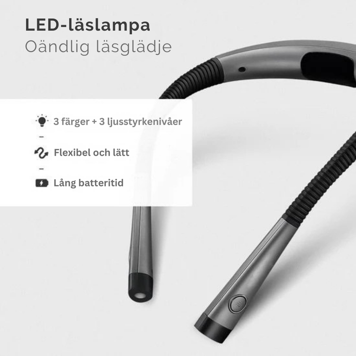 GlödNacke™ – Handsfri Läslampa