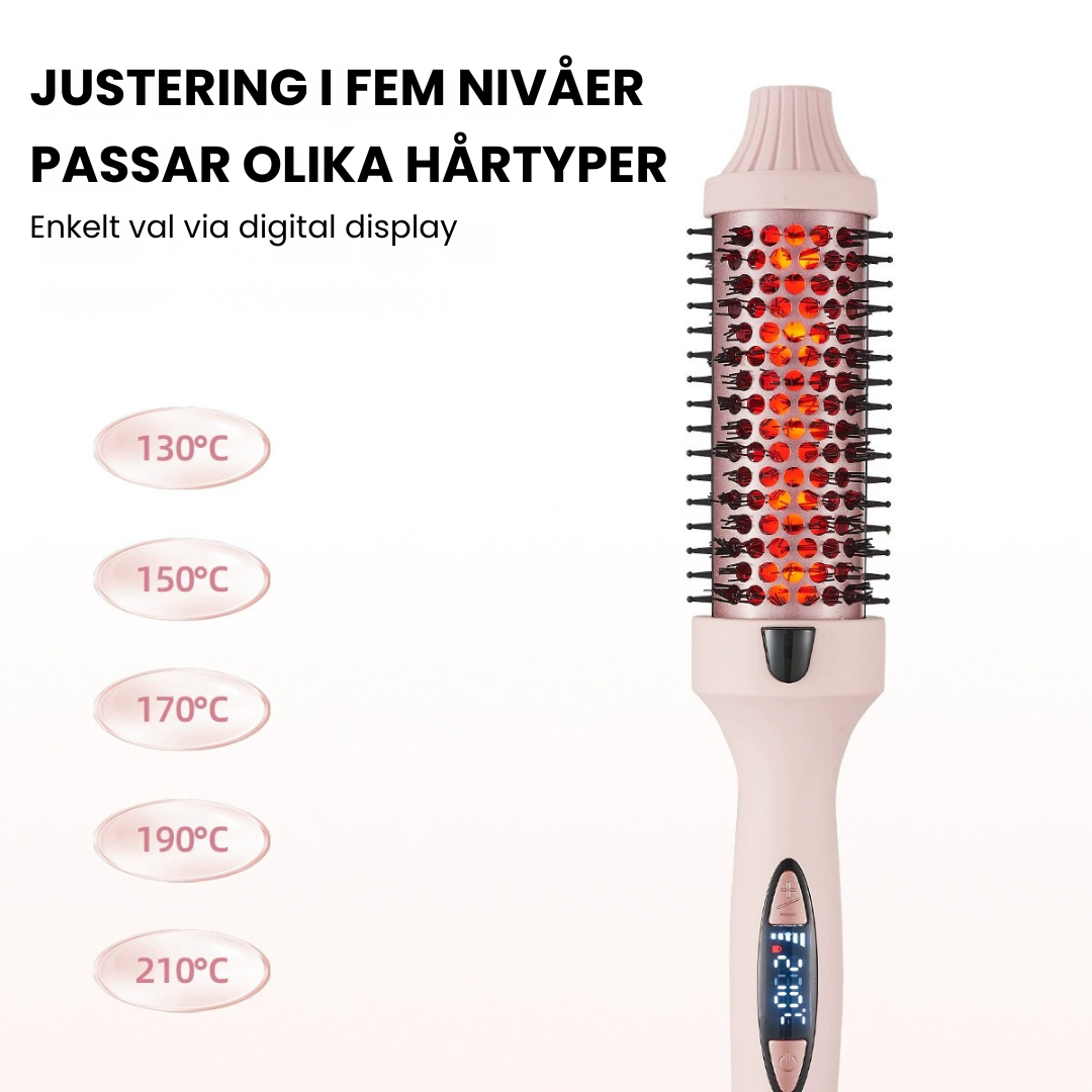 SilkLuma™ – 2-i-1 Volymborste för Styling