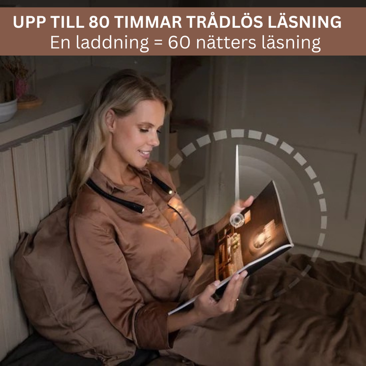 GlödNacke™ – Handsfri Läslampa