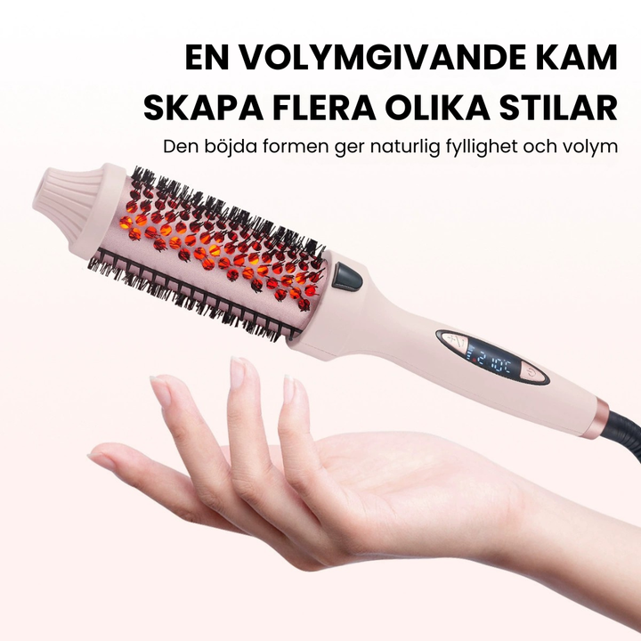 SilkLuma™ – 2-i-1 Volymborste för Styling