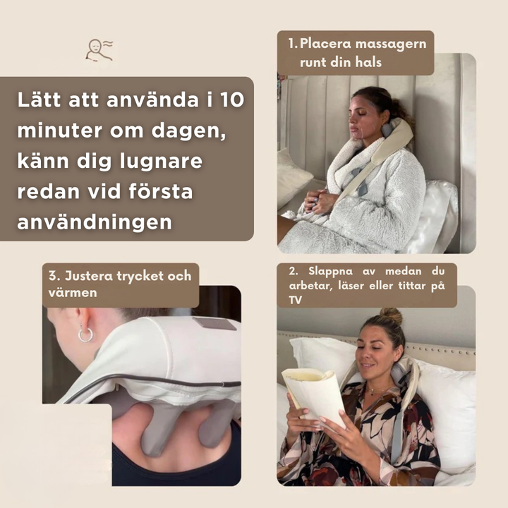 CalmPress™ - Nack- och axelmassager