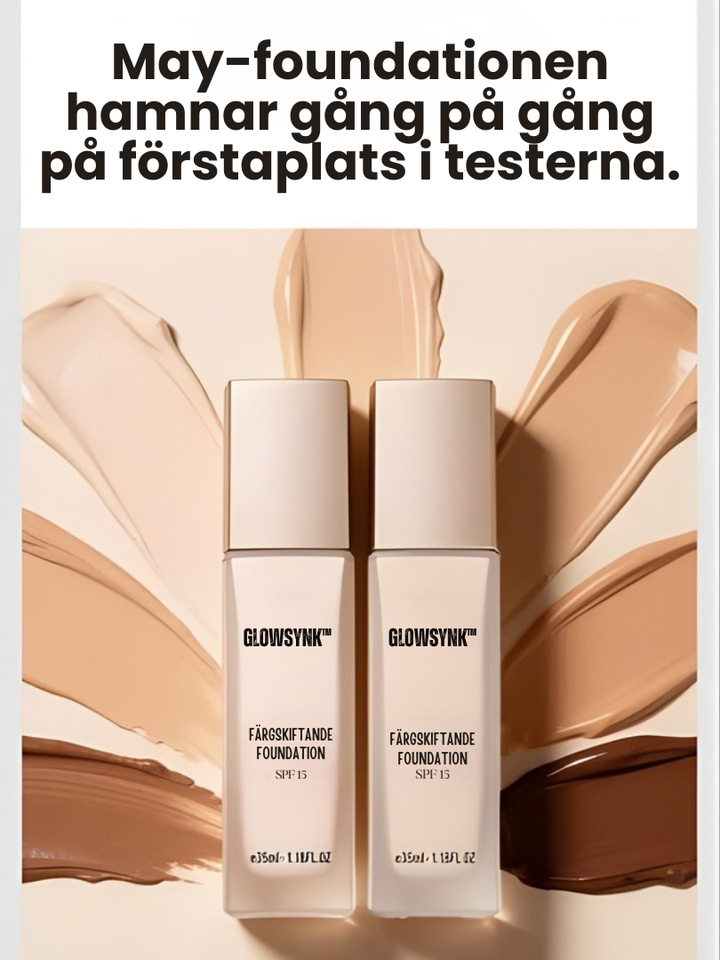 GlowSynk™ – Självanpassande foundation