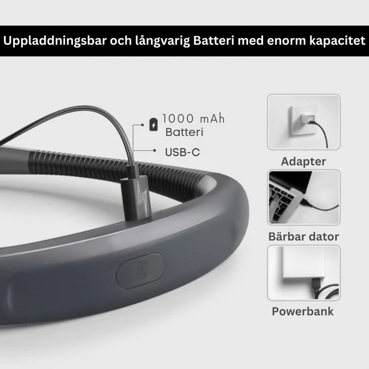 GlödNacke™ – Handsfri Läslampa