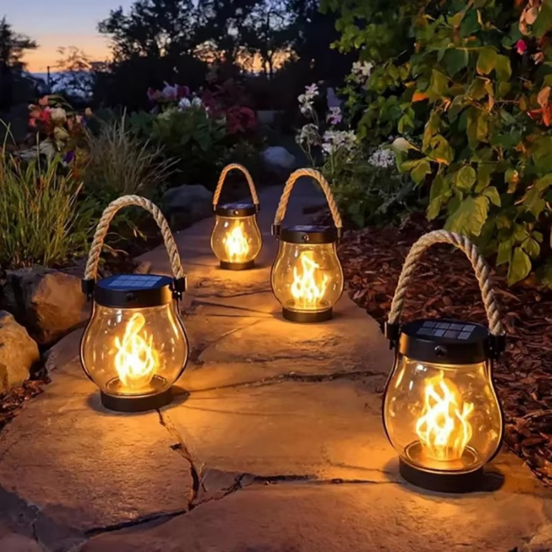 LjusGlöd™ – Bärbar solcellsdriven flamlykta