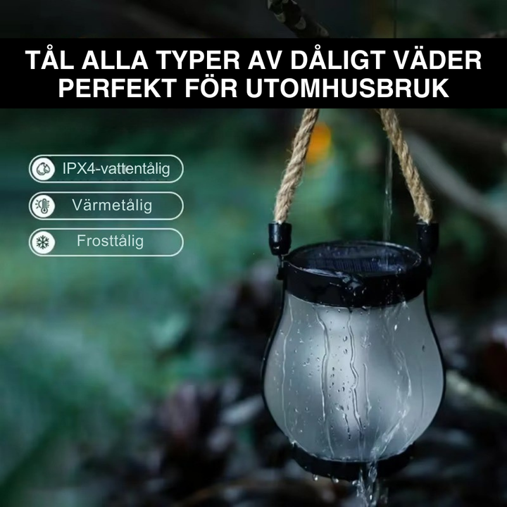 LjusGlöd™ – Bärbar solcellsdriven flamlykta