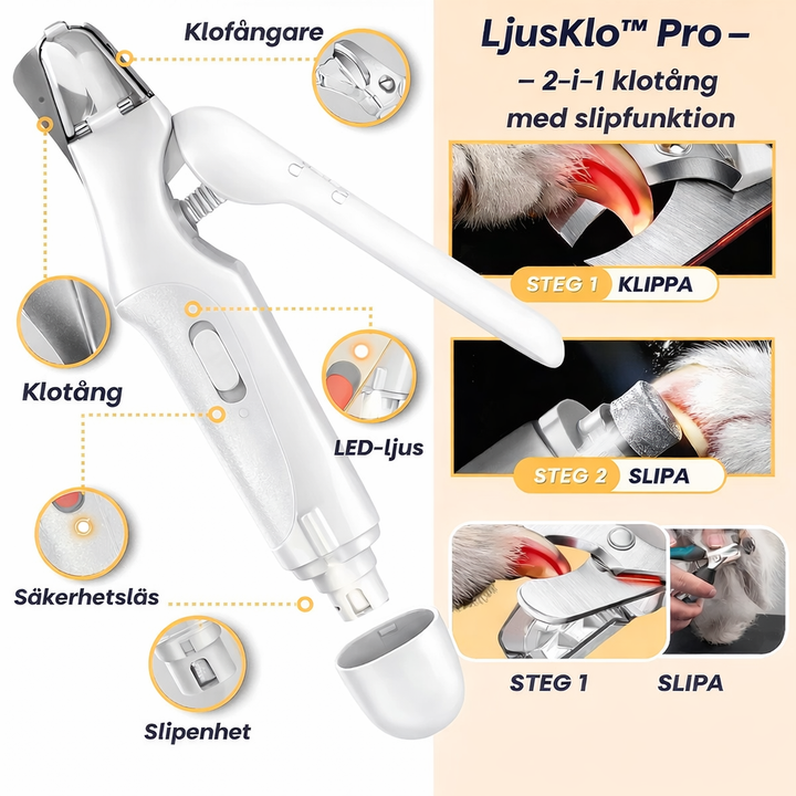 LjusKlo™ Pro | Säker kloklippning