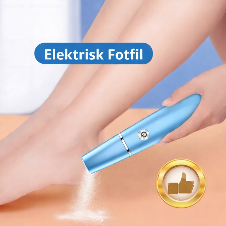 Elektrisk Fotfil mot Förhårdnader – Inkl. GRATIS Återfuktande Fotkräm