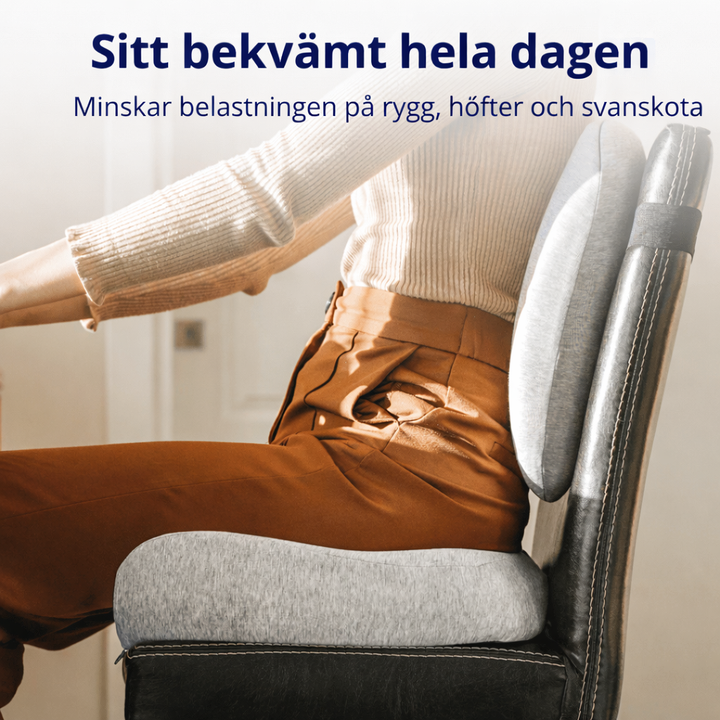 SittKomfort™ | Ergonomiskt stöd för bekvämare sittande