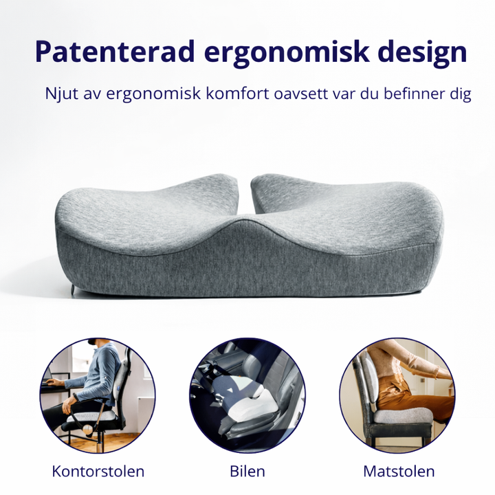 SittKomfort™ | Ergonomiskt stöd för bekvämare sittande