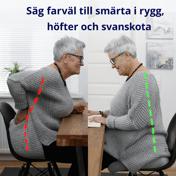 SittKomfort™ | Ergonomiskt stöd för bekvämare sittande